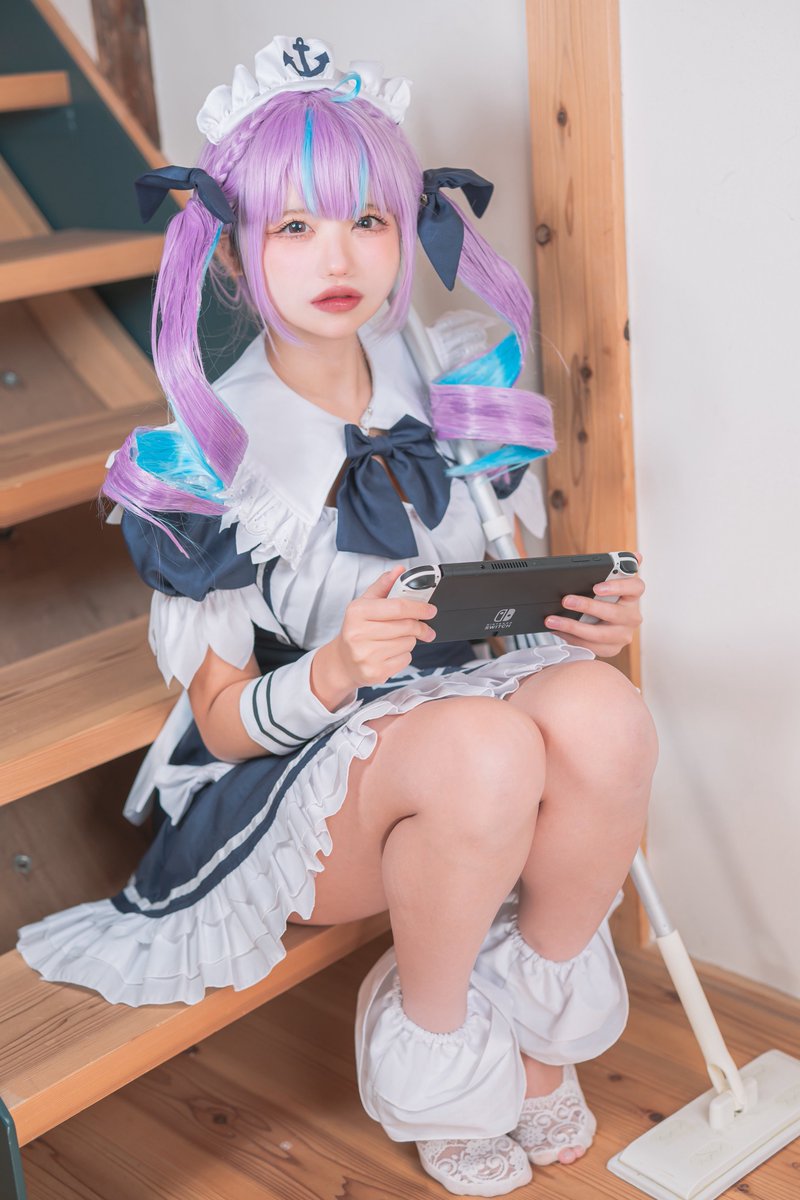 pnopno080's tweet photo. おサボりメイド...さん？(  ･᷄ᯅ･᷅ ) https://t.co/uzCKd44WLg