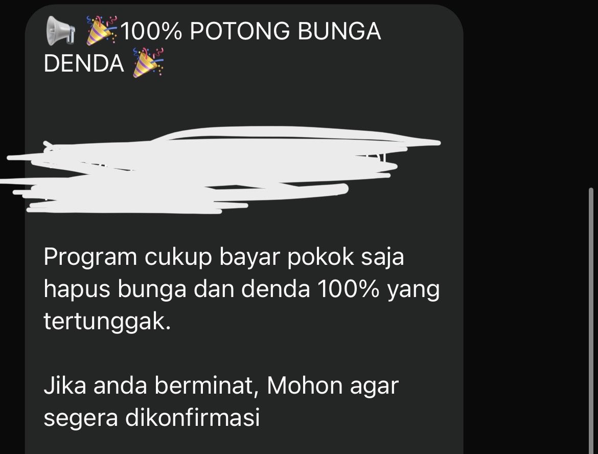 llengshot's tweet photo. #wargadebtfree kalo potongan gini beneran kah? Ini alobeng https://t.co/FweuwVCT7t