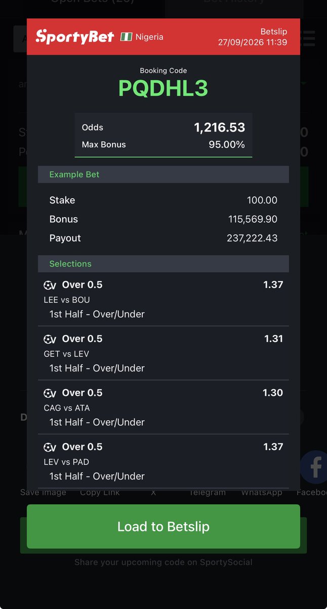billionaire_eze's tweet photo. 1.2k odds 0.5 ht v football ✅✅

Kick off - 11:46am ✅✅ https://t.co/nuIjXewXQl