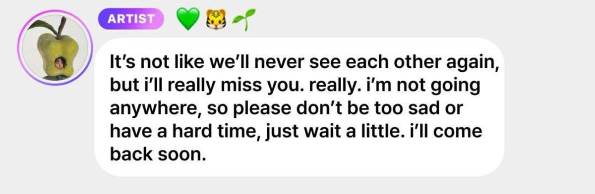 raincouvermp3's tweet photo. i was cleaning my gallery and found this. "but I'll really miss you" had me crying for hours. but he's a man of words I love him for that. https://t.co/RuHSDQtKMm