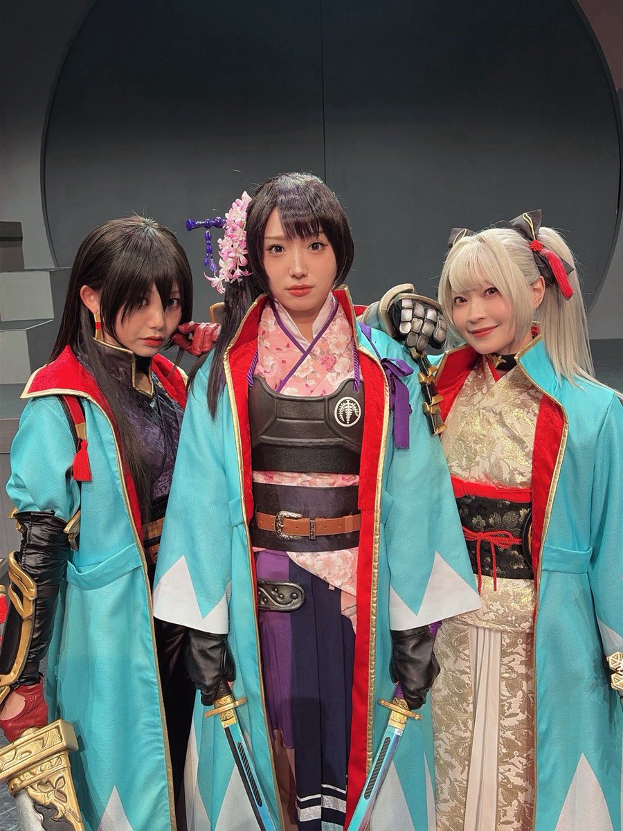 haruki_iwata's tweet photo. #舞台新サクラ大戦

無事に幕が降りました。
全公演、皆さまの温かい応援
誠にありがとうございました！！
大好きな仲間たちに出会えました。 

改めてサクラ大戦30周年
本当におめでとうございます！！

次は、2月の歌試合でお会いしましょう🌸

嵐山いろは組　沖田白姫 https://t.co/3sUJI1MrQJ
