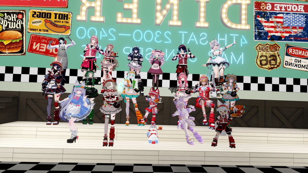 tmvrc_saka's tweet photo. マリシア集会のあとにダイナー集会も行かせていただきました！色んな改変が見れて素敵な夜だった～～～
#ダイナー改変集会 https://t.co/O3rSFCHlWy