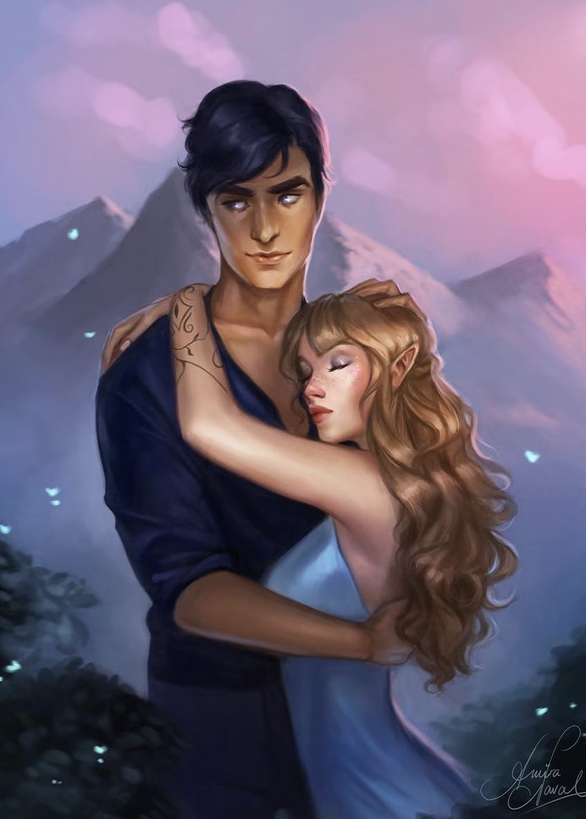 mforelriel's tweet photo. Three Sisters x Three Brothers ✨🏔️✨
#elriel #feysand #nessian 
Commission by me, art by Amiranaval 🤍 https://t.co/Ks6GCjDAzU