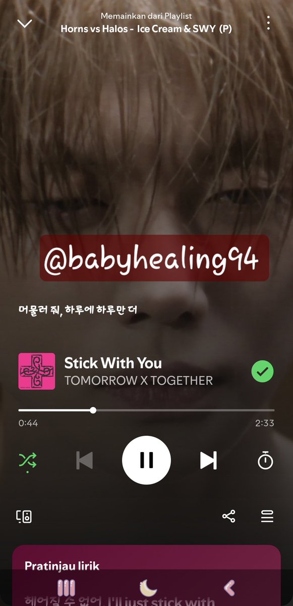 babyhealing94's tweet photo. 27/09/2026
ICE CREAM & SWY (P)
#TeamDevilbatu
HORNS vs HALOS STREAMING PARTY
#TOMORROW_X_TOGETHER #YEONJUN https://t.co/yDahTpGuEX