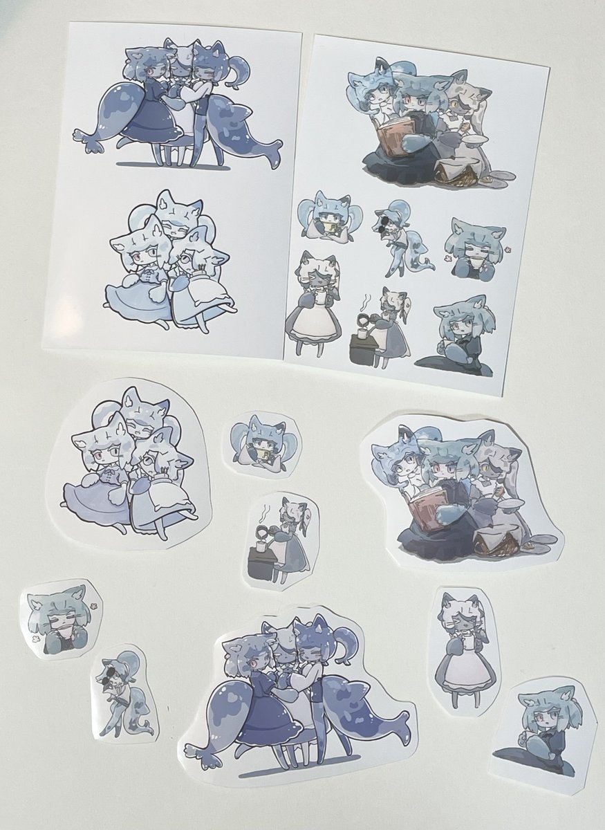MapleSyrup_vrc's tweet photo. ウミネコちゃんズのイラストをネップリにしました
コンビニでプリントできます！
#lethal_cats https://t.co/DUGJ8cn4J1