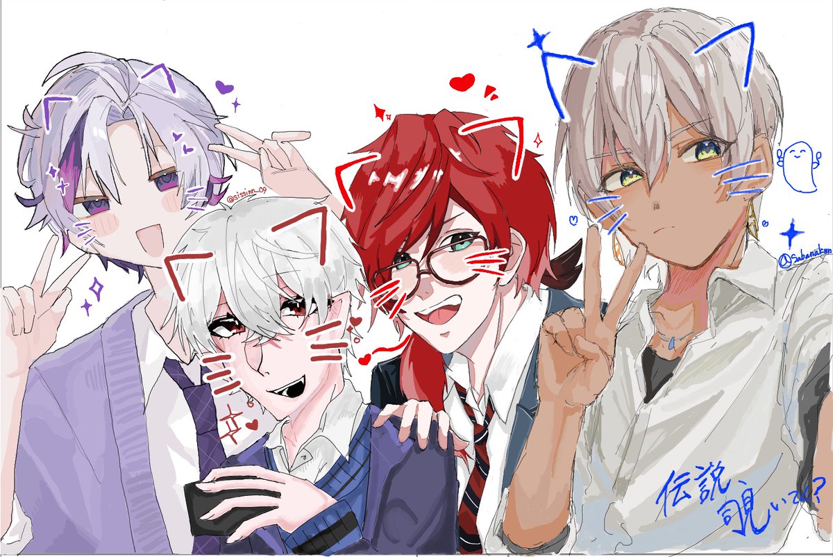 Sabanaknn's tweet photo. 合作せめよん
イブラヒム書かせていただきました。みんな上手いんだ、、
#絵ブラヒム #イブラヒム #せめよん #にじさんじ #イラスト #絵チャ https://t.co/01YBVQBKrf