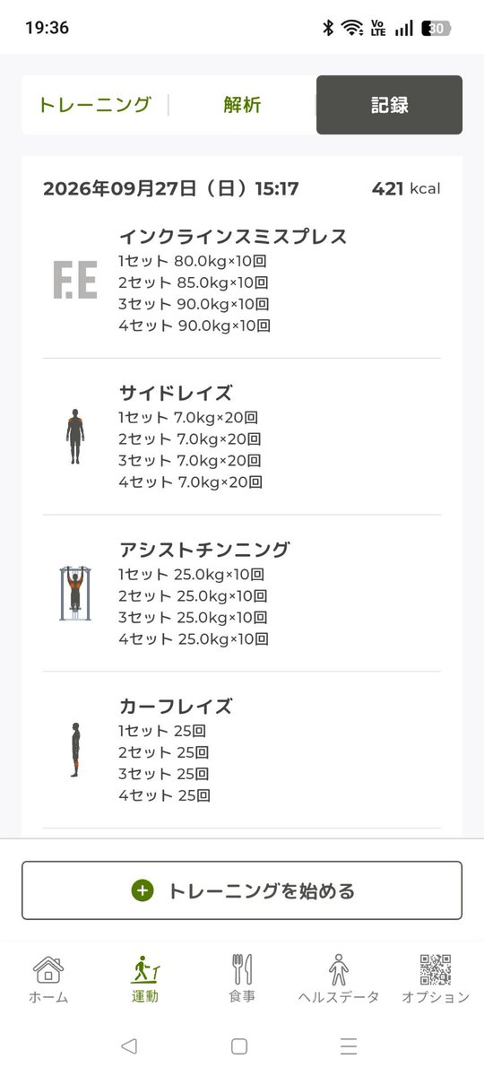 nomu_kintore's tweet photo. Day6 / 100
 100日実験（1日1食、毎日飲酒、リコンプ可能か→応援お願いします！！）
今日の摂取は2,022kcal。
たんぱく質153g、脂質47.3g、炭水化物228g。

1日1食で一番難しいと感じているのが、たんぱく質の確保。
今日は153gまで取れました。
筋トレはインクラインSmith、懸垂、サイドレイズ、ペクトラルフライなど。最後にトレッドミル30分。

睡眠9時間15分。
食物繊維18.6g、塩分12.61g。
完璧ではなく、毎日の数字を見ながら少し��つ修正していきます。