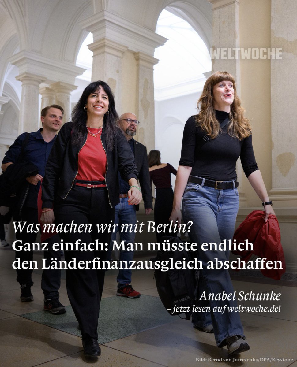 ainyrockstar's tweet photo. „Bleibt die Frage, wer am Ende uns rettet, wenn alles den Bach runtergegangen ist. Aber das vorausschauende Denken ist vielen Linken nicht gegeben. Und so läge die einzige Lösung, dem linken Spuk ein Ende zu bereiten, darin, den Länderfinanzausgleich abzuschaffen. Auf dass der wohlstandsverwahrloste Lifestyle-Linke aus dem islamistisch-sozialistischen Moloch an der Spree endlich mal in den Genuss des real existierenden Sozialismus kommt.“

Meine aktuelle Kolumne in der @Weltwoche 

https://t.co/2p84BsNltc

Jetzt die Weltwoche für einen 1€ pro Ausgabe testen: https://t.co/aPj09mmHQx