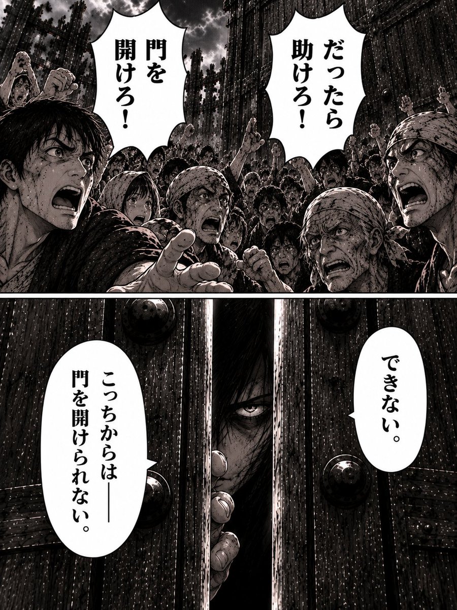 EEE28978614's tweet photo. 【文豪裁判｜第3話】

「ルールを信じる者」と
「ルールを疑う者」。

残り時間が減る中、
芥川と晶子が見つけたものとは――。

第3話、開幕。

📖 1〜4P
#文豪裁判 #漫画 https://t.co/hL1ViDjIfA
