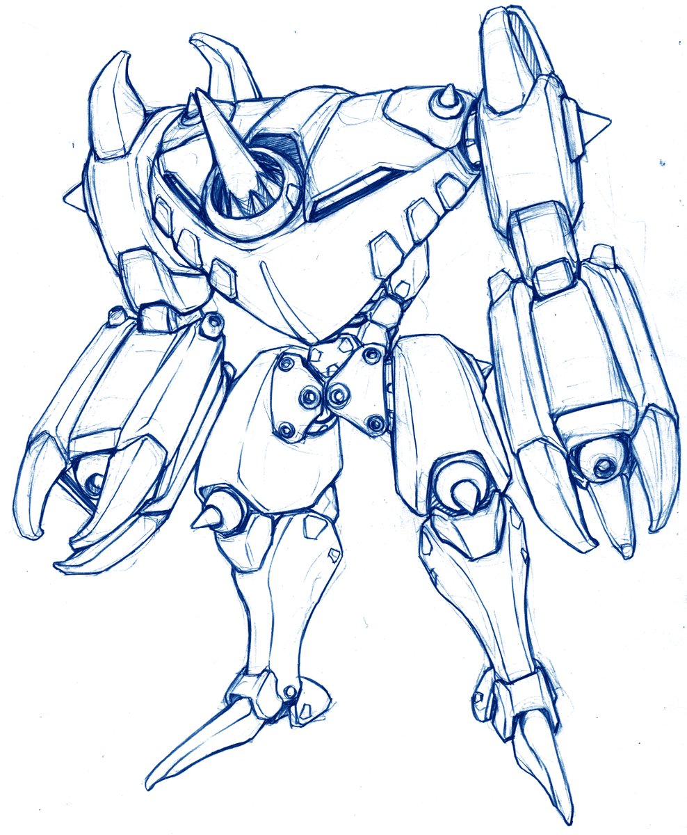 kadokurayasushi's tweet photo. PC/RPG用敵ロボット
【ネイルシューター】【パイルシューター】 【グラップシューター】
量産型兵隊ロボット2、この編は後に追加した物だが何故か爪ロボットの正式な奴が紛失中。 https://t.co/3aQIseZBSA