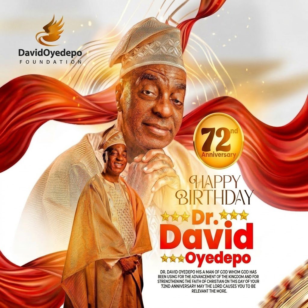 DavidOyedepoFdn's tweet photo. On the occasion of his 72nd Birthday, we feliciate with the Founder of the David Oyedepo Foundation, Dr. David O. Oyedepo.
Thank you for your enduring legacy of faith, leadership and philanthropy.
#davidoyedepofoundation 
#DavidOyedepoMin 
#covenatuniversity 
#landmarkuniversity https://t.co/wCzi28uYz2