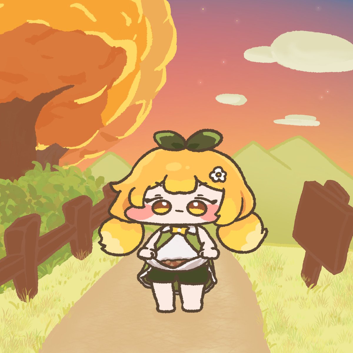 cow_abducted_'s tweet photo. #毎日ブルミ 
56日目
どんぐり、落っことさないようにね https://t.co/IIIDcrAMix