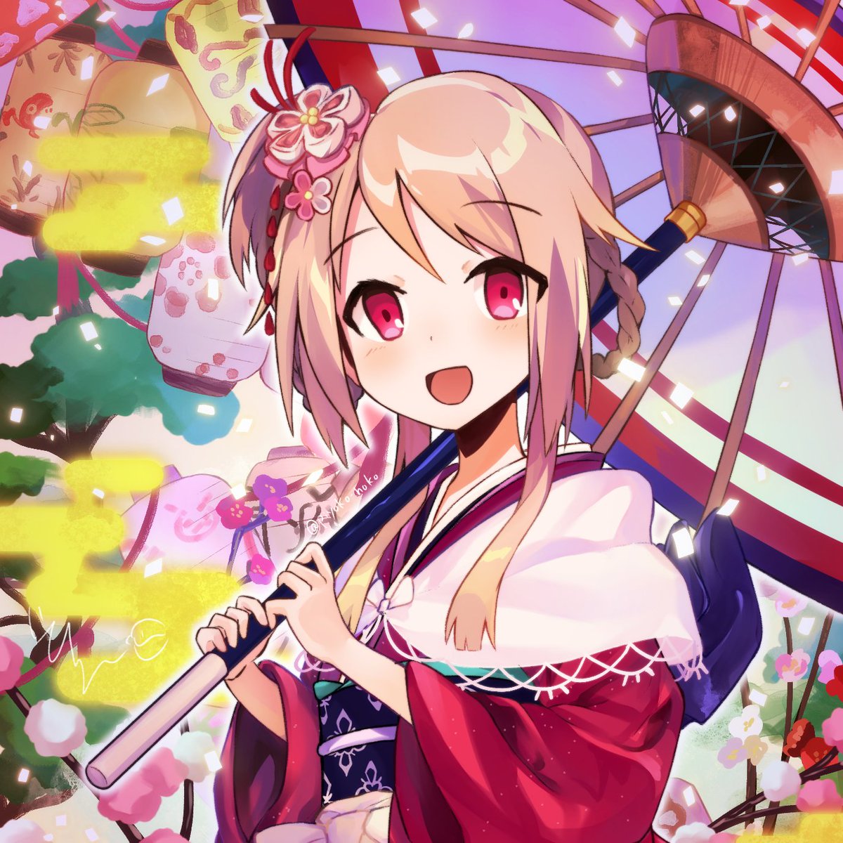 piyoko_noko's tweet photo. ノンノちゃんをたくさん見てもらえてとても嬉しいので、絵柄練習の時に描いた、激かわ慶春シエットちゃんも見て…見て…💞 https://t.co/WI4Pmeks4U