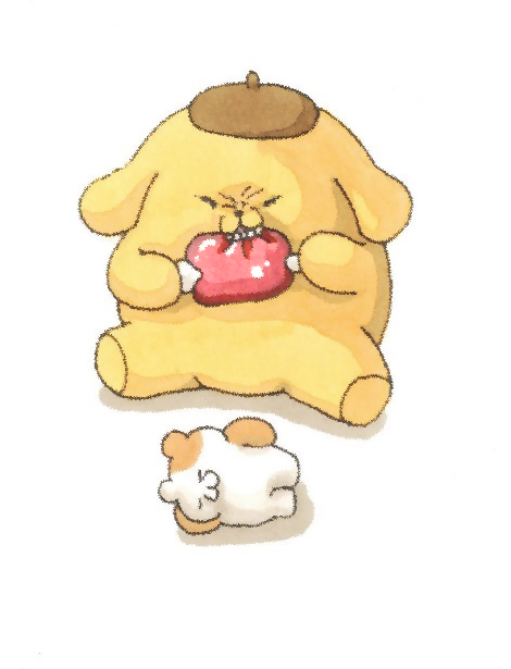 flGX6sFLqpzrNIZ's tweet photo. やけ食いポムポムプリンちゃん
#ポムポムプリン　#イラスト https://t.co/VlGeSe8zGi