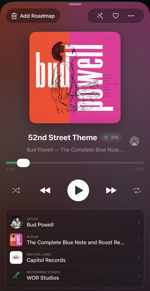 jazzordietrying's tweet photo. Today’s listening: it’s Bud Powell’s Birthday! Happy 102, Bud #jazz #jazzpiano #jazzmusic https://t.co/WYfTd7FoVr
