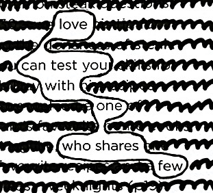 AdrianaAuthor's tweet photo. love
can test you
with
one
who shares
few
#blackoutpoetry #poetry #poems #poetrycommunity #writingcommunity #writing #poetrywriting #poetrylovers #visualpoetry #mixedmediaart #writerscorner #writerscommunity #shortpoetry #creativewriting #wordart #poetryisart #love #challenges https://t.co/skIhr3DZZJ