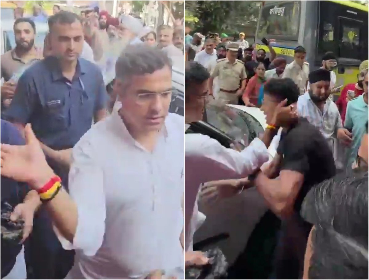 GauravPandhi's tweet photo. How dare you, Parvesh Verma?

Delhi's Deputy CM and Minister, BJP's @p_sahibsingh slapped a young man merely for recording him while he was being questioned about broken roads and alleged corruption in their construction.

The citizen's hand held a phone. The minister's hand delivered a slap. That one frame captures the BJP perfectly. Unable to fix problems. Unable to answer questions. But very quick to raise a hand against the person recording the failure.

Parvesh Verma, do not mistake a security cordon for courage, a ministerial convoy for public respect or physical aggression for manhood. A minister who strikes an unarmed citizen while surrounded by security is not strong. He is a power-drunk bully terrified of accountability.

Failure after failure is hitting the BJP. Public anger is growing, and its leaders have no answer except intimidation and violence.

But remember this. Your security can shield you from citizens today. It cannot shield you from their verdict tomorrow.

The same people who gave the BJP power will throw it out through the ballot box.