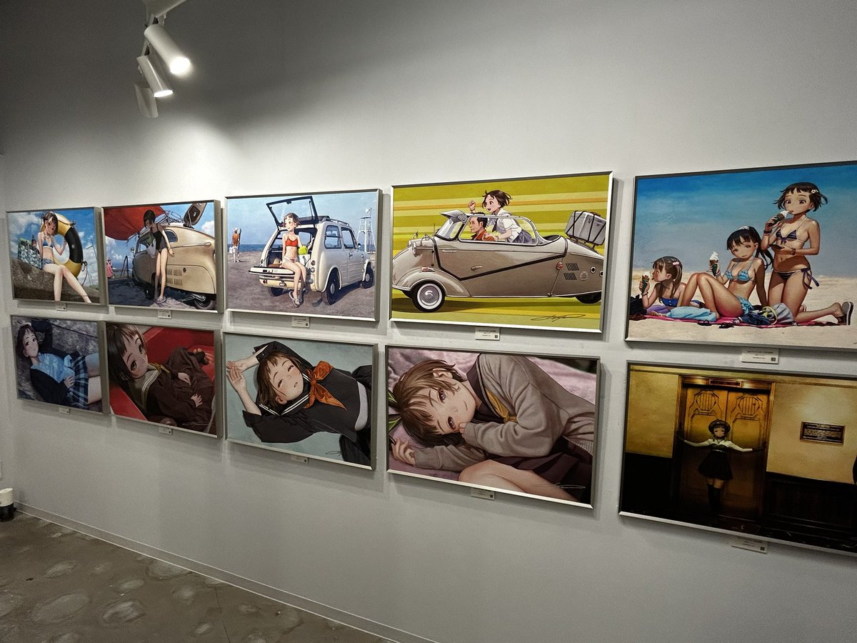 kureisyu's tweet photo. #村田蓮爾展
みてきたー
髪の質感が良くて見たことある絵も印象が変わった
いつかは大きい絵もお迎えしたいー https://t.co/GoRpptWxdY