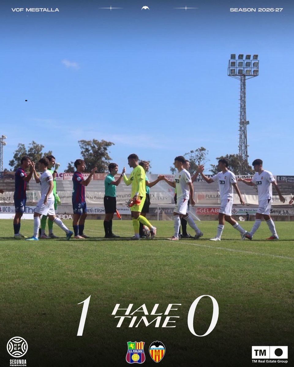 Academia_VCF's tweet photo. #PoblenseVCFMestalla🔵🔴🦇

⚽ 1-0 | DESCANSO

Primera parte muy disputada en Sa Pobla en la que los locales se han adelantado con un tanto de Diego López (11'). 

Buenas llegadas y oportunidades para el #VCFMestalla, pero sin premio. 

#ADNVCF 

📸 Foto: @_gutii_08 https://t.co/f9y0bfcpNm
