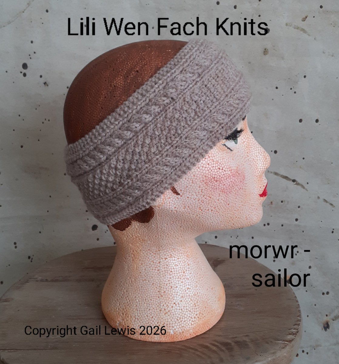LiliWenFachKnit's tweet photo. P'nawn Da #WelshCraftHour working on headbands today. These acrylic ones are already on the Lili Wen Fach Knits website, and I'm making some pure wool ones atm. I really like the mix of stitches I've chosen (after much deliberation!🙂) and I'm now a headband convert: so comfy! https://t.co/pV0NMRpb10