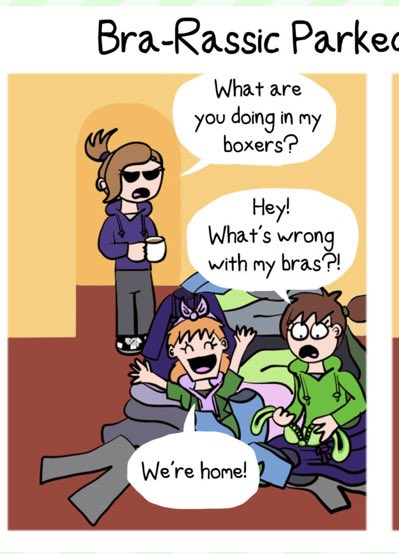 Ash_here_hi's tweet photo. Tamara wears boxers canon!!! 
Does this mean Tom wears….👀
#eddsworld https://t.co/EMjtC6iro5