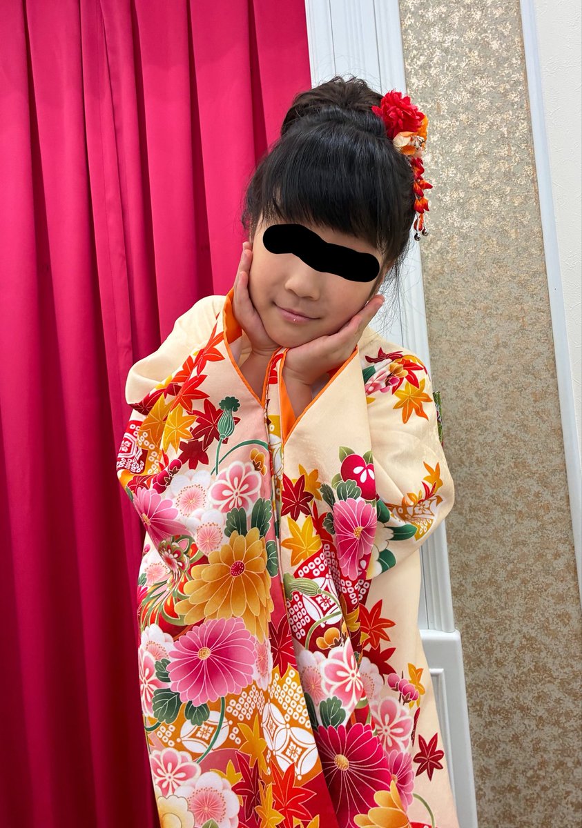 yonrococoa's tweet photo. 娘の七五三（7歳）前撮り写真を撮りにいきました。��愛い😍 https://t.co/lVWndRBoSe
