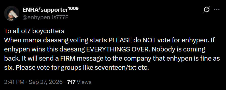 jungwonie71's tweet photo. Please take as a motivation to work even harder for Enhypen cause we don't have anyone's support even the so called Ot7 engenes are voting against enhypen. WE HAVE TO FULFILL JAKE'S WISH COME ON https://t.co/dMHQXKuZ68