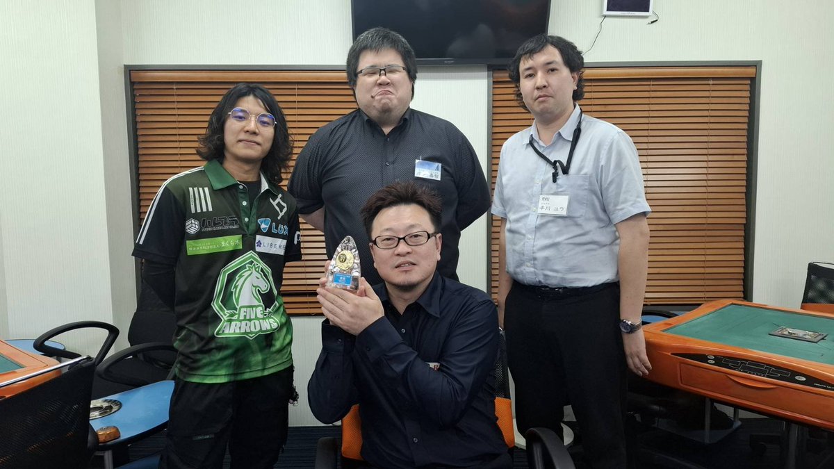 RMU1's tweet photo. 2026スプリントカップ 第7節ウラヌスカップが終了しました。
  ご優勝は、三橋ひさと（B級ライセンス）でした！
  おめでとうございます！
 
    以下2位は、平川ユウ（RMUアスリート）
    3位は、一日向（B級ライセンス）
    4位は、成多嘉智（A級ライセンス）さんでした。
 
    次回は、2026/11/3(火祝)スプリントカップ第8節ネプチューンカップ(Bルール)となります。
    ご参加いただいたみなさま、ありがとうございました。