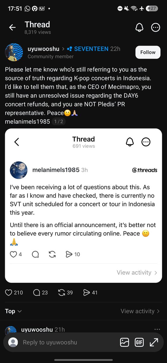 jh_verzee's tweet photo. bener kata kakaknya

LU SELESEIN DULU DAH TU REFUND DUIT MYDAY. SOK SOKAN LU MEL MEL https://t.co/AslHQyL4C9