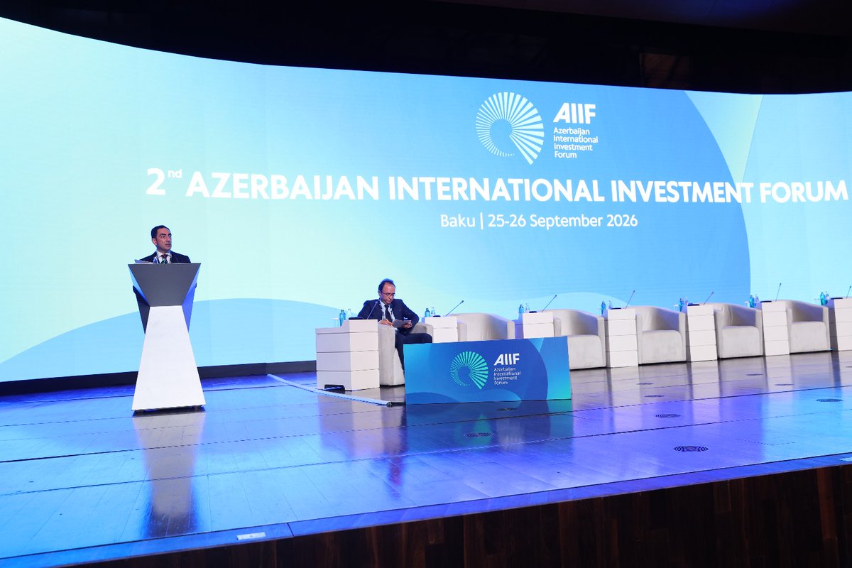 azpromoaz's tweet photo. “Azərbaycan Cənubi Qafqaz–Mərkəzi Asiya strateji tərəfdaşlıqlarının mərkəzində: Regional əməkdaşlığın əsas drayveri” mövzusunda panel sessiya keçirilib.

Ətraflı - https://t.co/O597urAMCB

#EconomyAz #AZPROMO #AIIF2026 https://t.co/igzVpTB4DQ