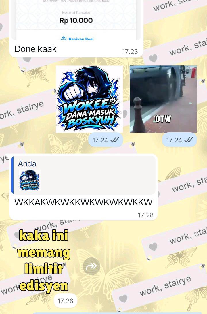 saluroe's tweet photo. WKEKKEEK NGAPA CUST MAKIN LAMA MAKIM LUCU YAK 😭😭💧💧 https://t.co/EAtfrFzm9P