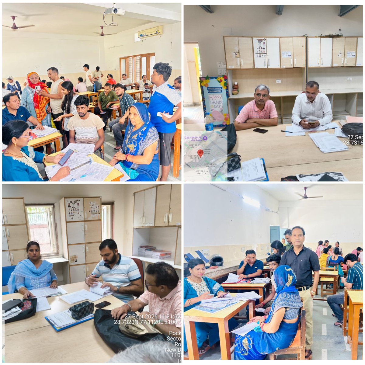 DM_NorthWest's tweet photo. Glimpses of #SpecialCamps organized at various polling stations of AC-06 (Rithala) on 27.09.2026 regarding Claims &amp; Objections under the ongoing electoral roll revision process of #SIR2026. https://t.co/e6xsaLRvCF