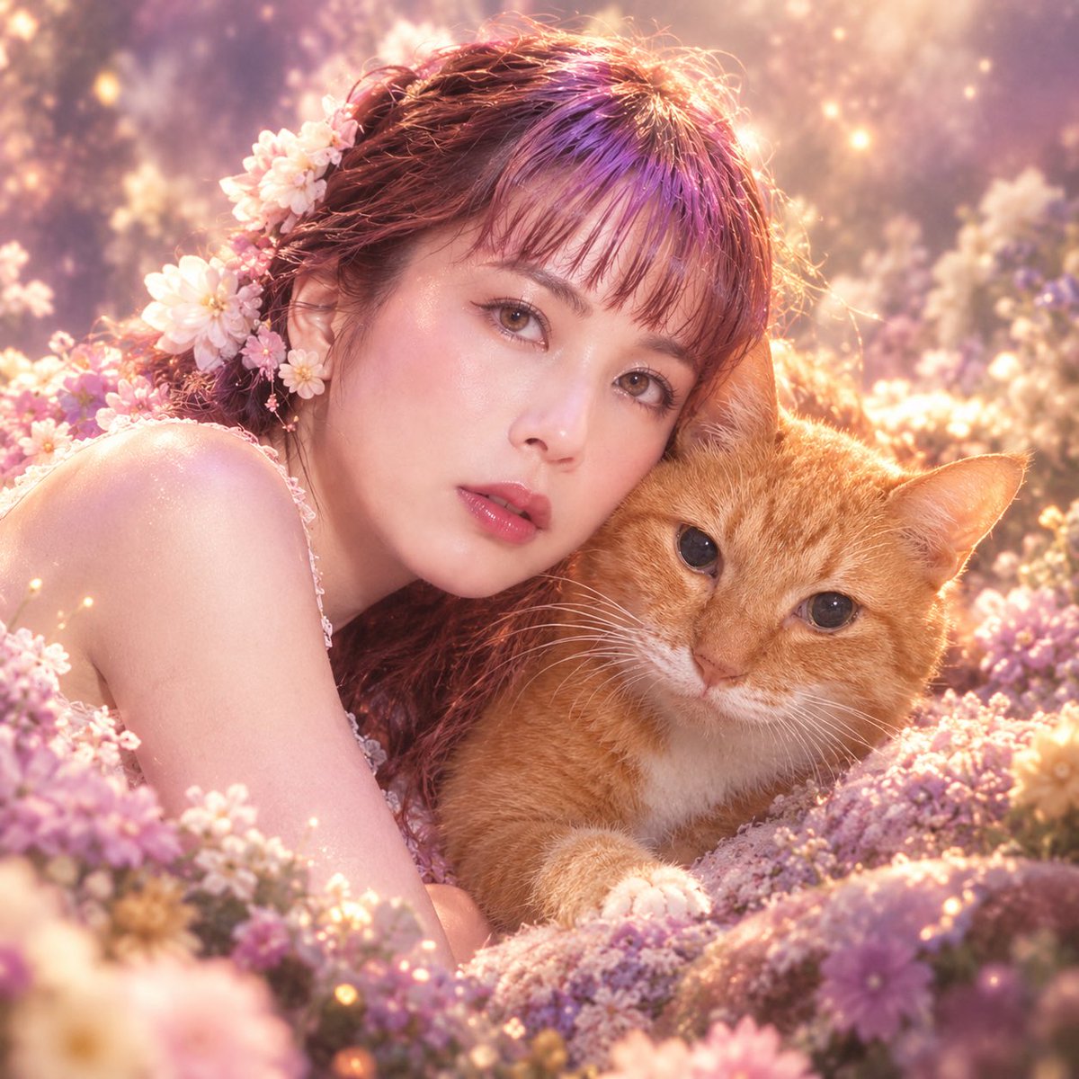 mocaron's tweet photo. チャッピーに写真から私とミロの2ショットを作ってもらった🐈🩷 https://t.co/ilSipQwOrf