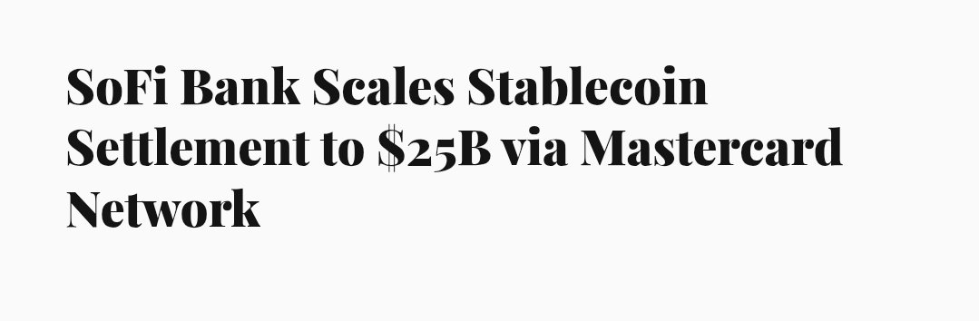 DevRevival's tweet photo. Blockchain adoption is moving underneath financial products.

SoFi (@SoFi ) is using a stablecoin for card settlement. IBM is connecting banks to Swift’s shared ledger. 

Stellar (@StellarOrg ) is being added as a payment rail.  Circle (@circle ) is launching a network around institutional digital money.

The interesting part is that the next phase may be less about consumers downloading crypto wallets and more about banks, payment companies and platforms quietly routing money through blockchain infrastructure.
