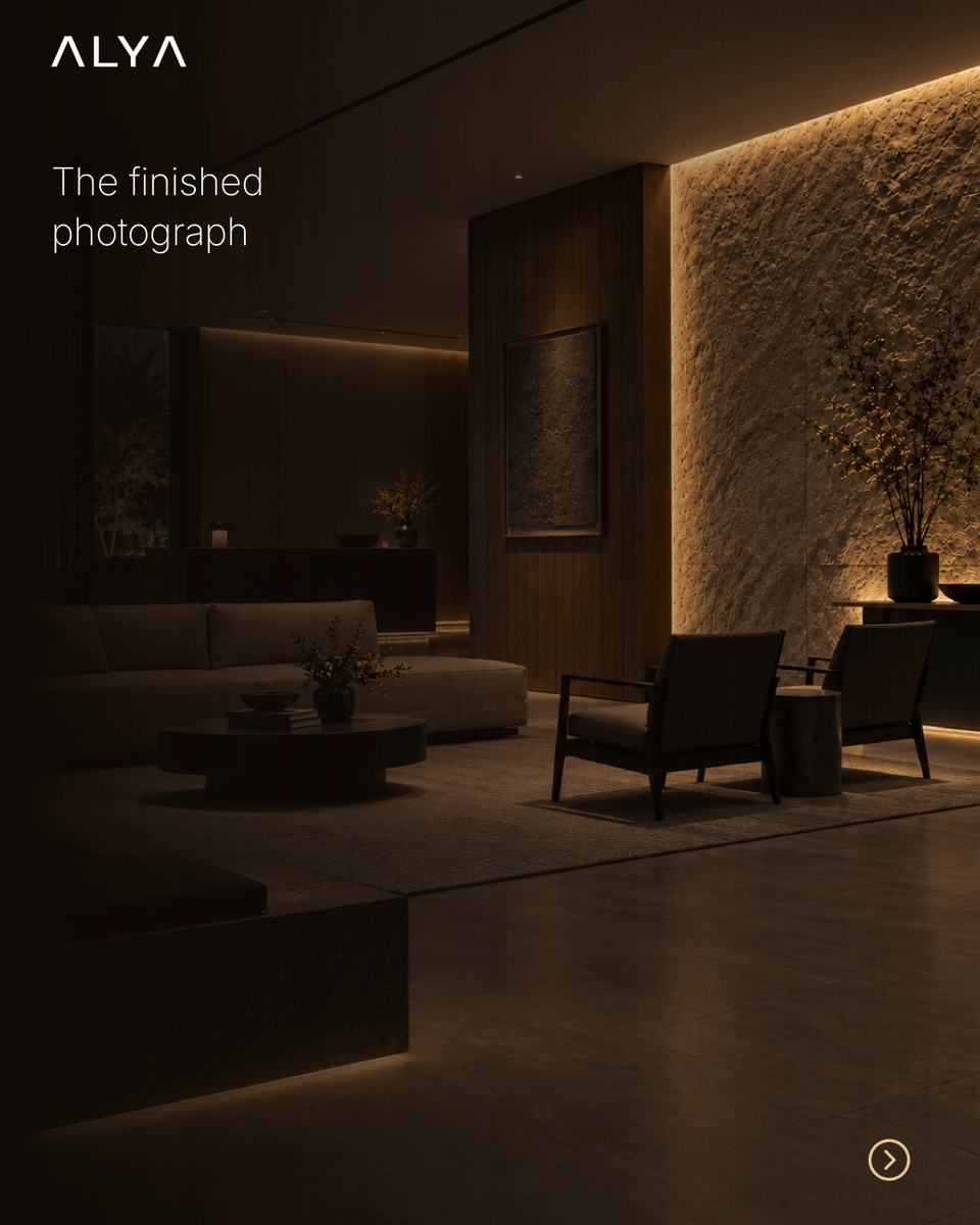 lightcoalya's tweet photo. The finished photograph is only the final frame.

Behind it: the brief, sketch, calculation, drawing, specification, revision and site decisions.

Every stage carries the original intent forward.

#Alya #LightingDesign #ArchitecturalLighting #LightingProfessionals https://t.co/BtumnjtmvZ