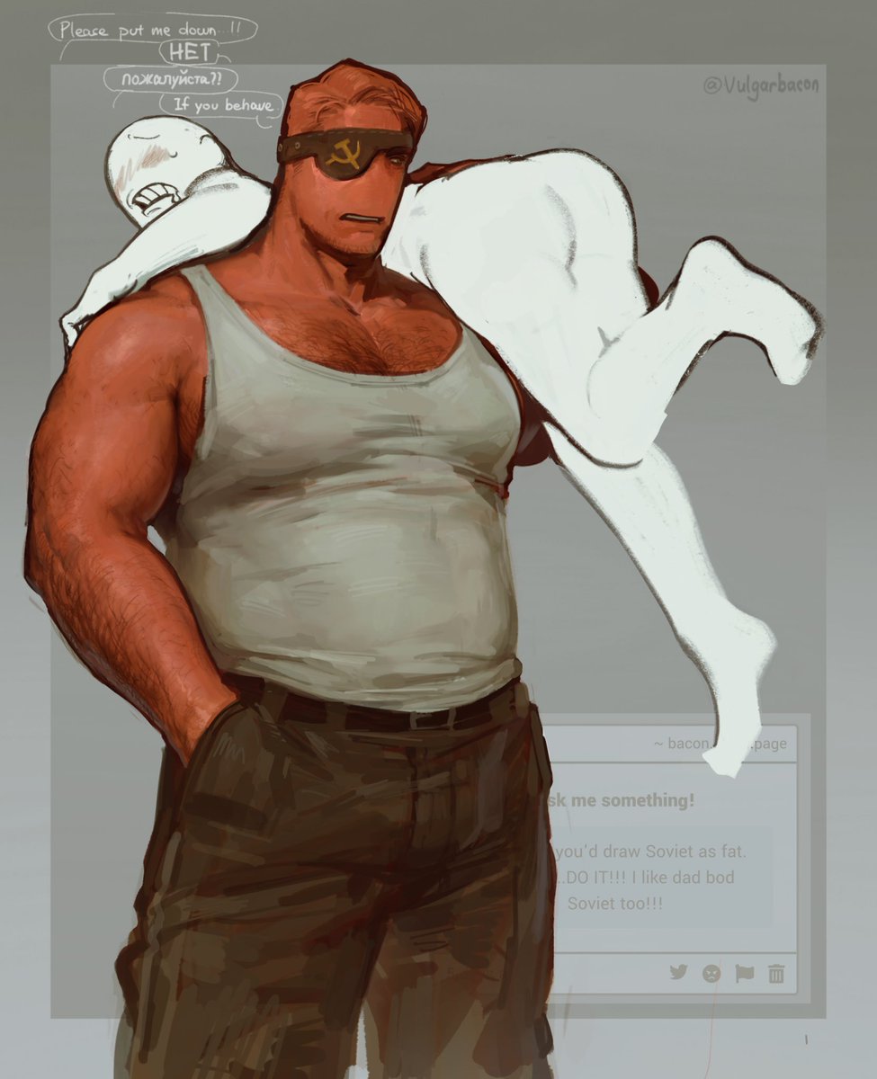 VulgarBacon's tweet photo. 2026 USSR propaganda 🫡🐻
#countryhumans 
#countryhumansussr https://t.co/SyGFTG9yr0