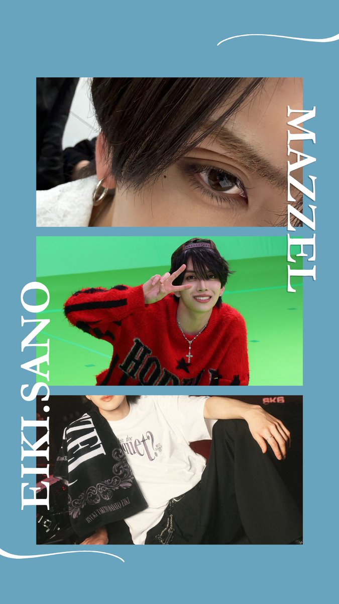 rideikitamitsu's tweet photo. 𓊆ྀི 𝑴𝑨𝒁𝒁𝑬𝑳 𝑬𝑰𝑲𝑰 𓊇ྀི

▹▸ ALT

#MAZZEL_EIKI #MAZZEL好きな人と繋がりたい
#MUZEと繋がりたい https://t.co/S5a78Wx2xC