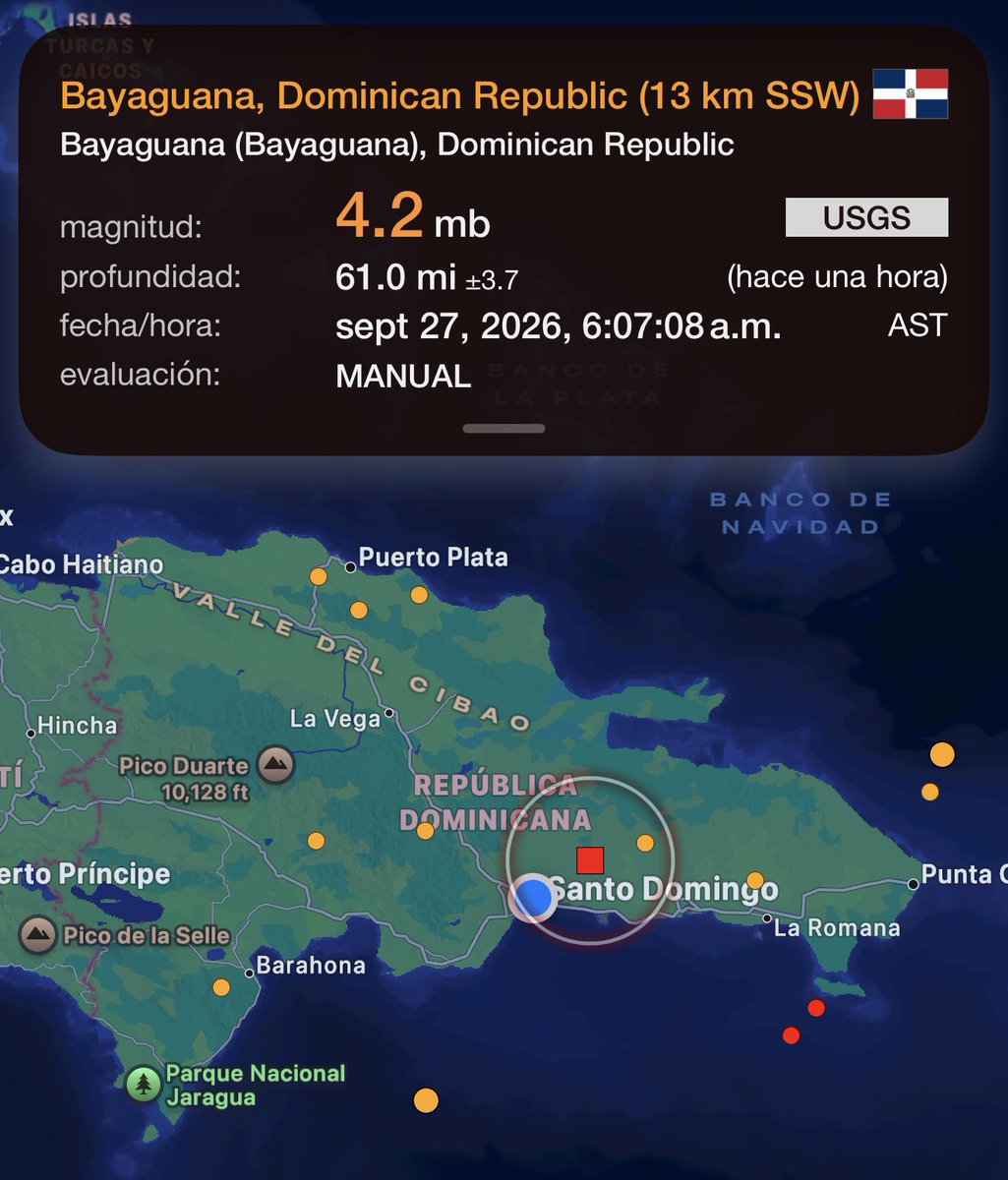 MarioHH's tweet photo. Uff este temblor me despertó, yo pensando que me lo había soñado… ahora bebiendo café confirmo que tembló. #Temblor #RD https://t.co/RapVFMsVpM