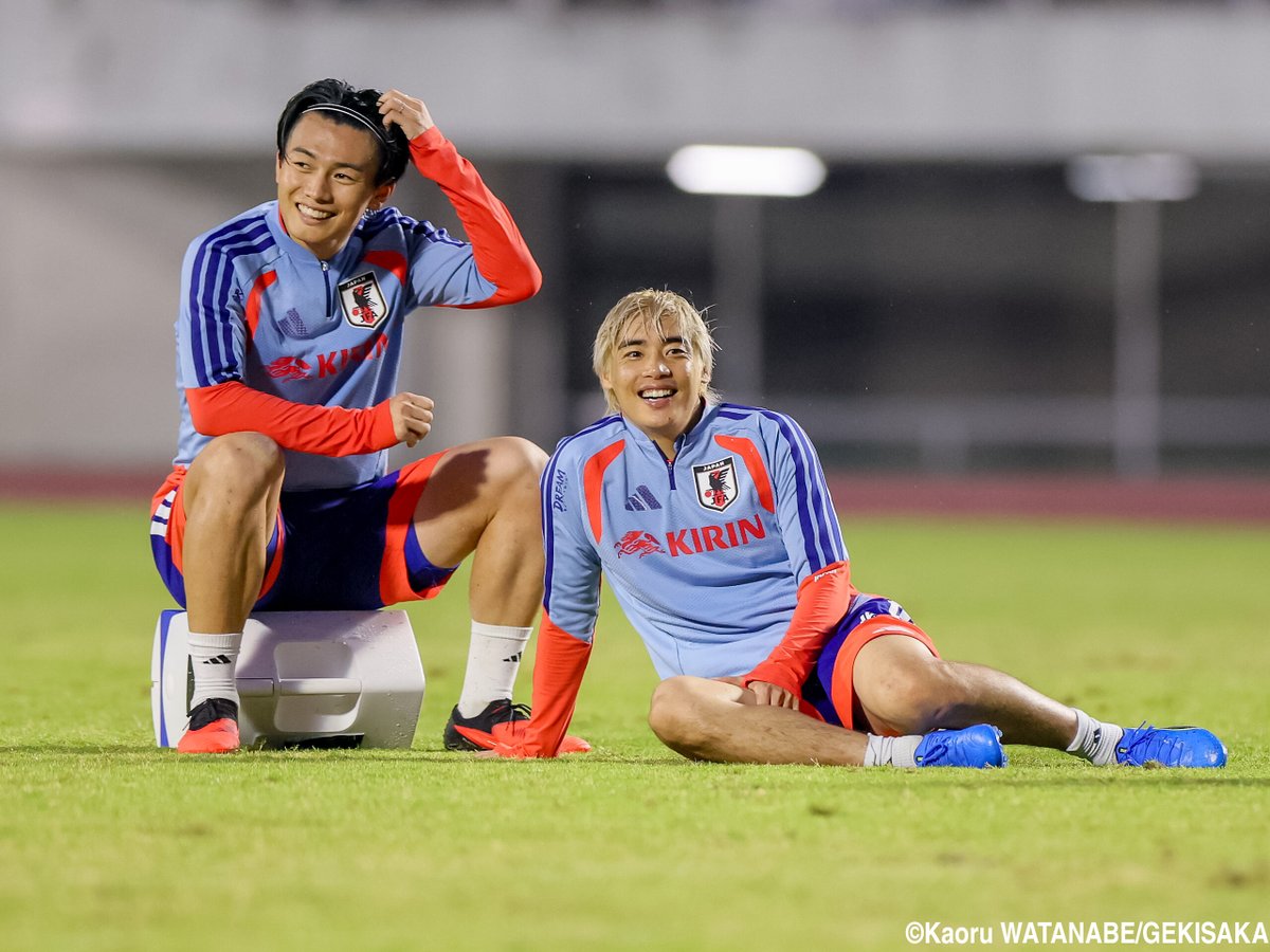 gekisaka's tweet photo. 【写真特集】ウルグアイ戦途中出場の久保建英、伊東純也、上田綺世、鎌田大地+佐野航大がミニゲーム&amp;シュート練習(24枚)

https://t.co/cgKJggZzR3

#サッカー日本代表 #daihyo #アジアカップ #AsianCup #ゲキサカ https://t.co/SJfNT9SbD8