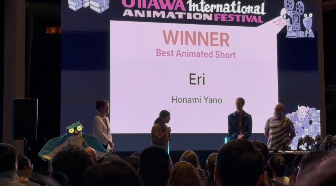 beansboy63's tweet photo. 『エリ』がオタワ国際アニメーション映画祭にて、Best Animated Shortを受賞しました！
ありがとうございます。
@Au_Praxinoscope @MiyuDistrib https://t.co/3vLee2HAgw