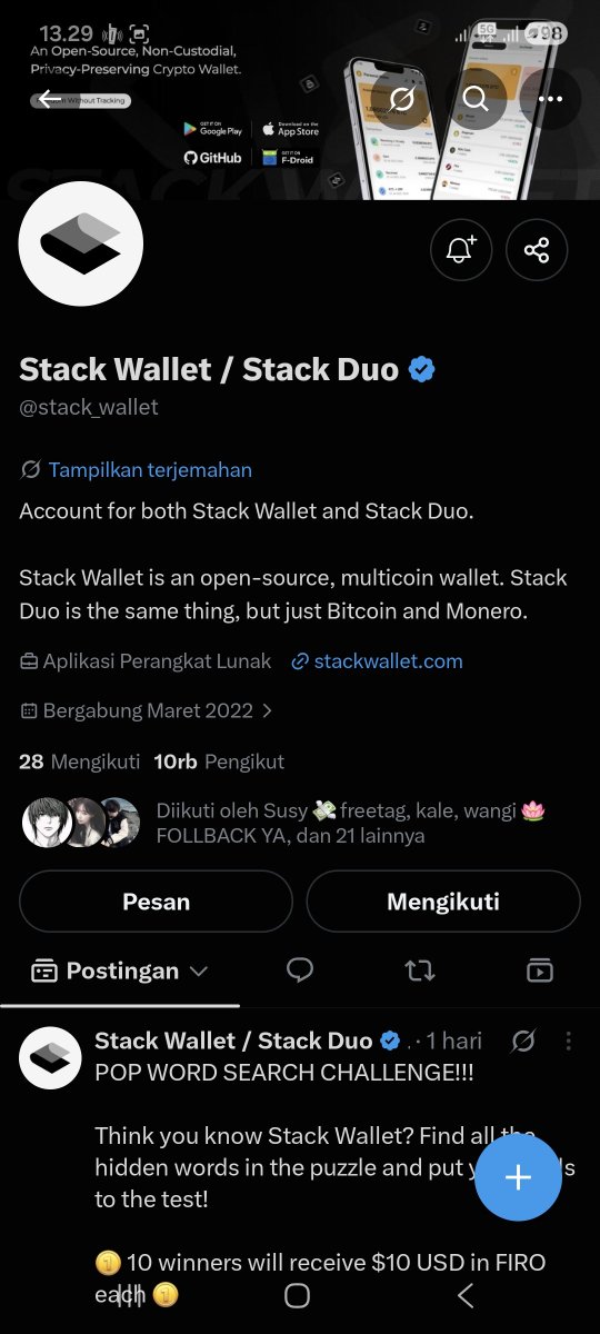 AyuCty8's tweet photo. @Bang_Garrx @stack_wallet https://t.co/appsS8Io7X