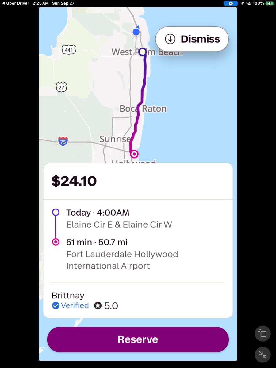 ChickenMoney3's tweet photo. @lyft  this is criminal intent fyi national average gas price $4:39. https://t.co/BOPEBwZnCb