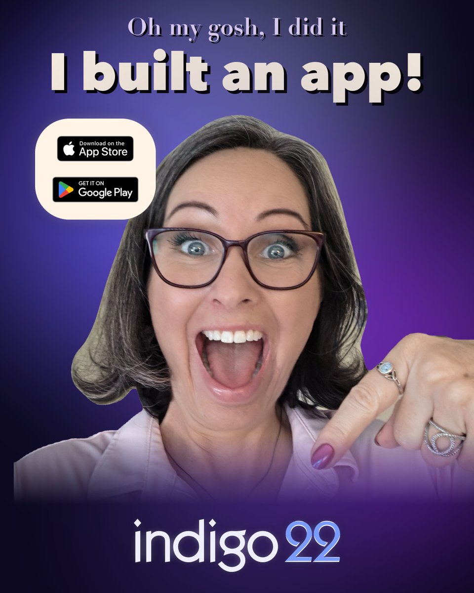 DeettaSheffel's tweet photo. من يعرفني جيدًا يعرف شغفي بعلم الأعصاب. بعد نوبة هلع، بنيت Indigo 22: تطبيق جلسات تنويم مخصصة تساعدك على تجاوز عوائقك. التنويم استرخاء واعٍ، وأنت المتحكم دائمًا. متاح الآن على App Store وGoogle Play. https://t.co/8sVw7INVJW
