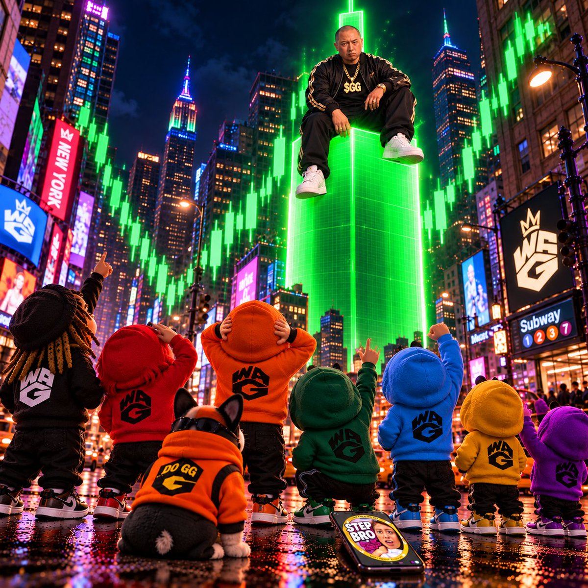WAGcrew's tweet photo. Gangster George $GG is leaving us behind with another liftoff, definitely check it out on @clashpadfun. the WAG Crew will be here if ever called on. 

Respect the George.

#clashpad @gangstergeorge_ #WAG #GDOGG https://t.co/88uKqeaMec