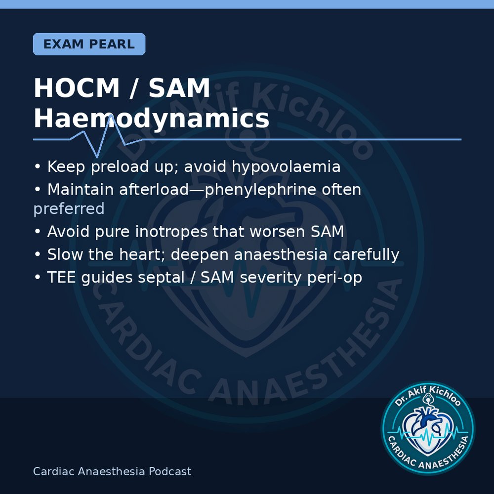akifkichloo's tweet photo. SAM, Heparin &amp; IABP
HOCM/SAM haemodynamics, heparin on CPB, protamine pitfalls, IABP triggers.
Cardiac Anaesthesia Podcast
#CardiacAnaesthesia #CardiacAnaesthesiaPodcast #MedEd #CardiacOR https://t.co/xl98r5pVwr