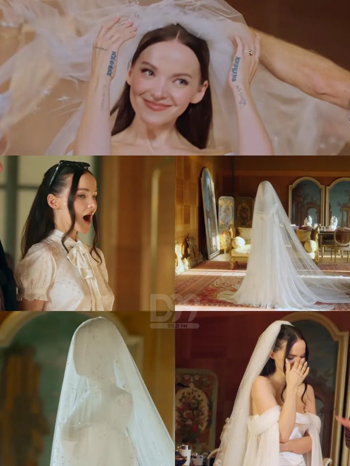 AcoPensal's tweet photo. aweh dove’s reaction when she saw her wedding dress https://t.co/9ouXFbTeXK