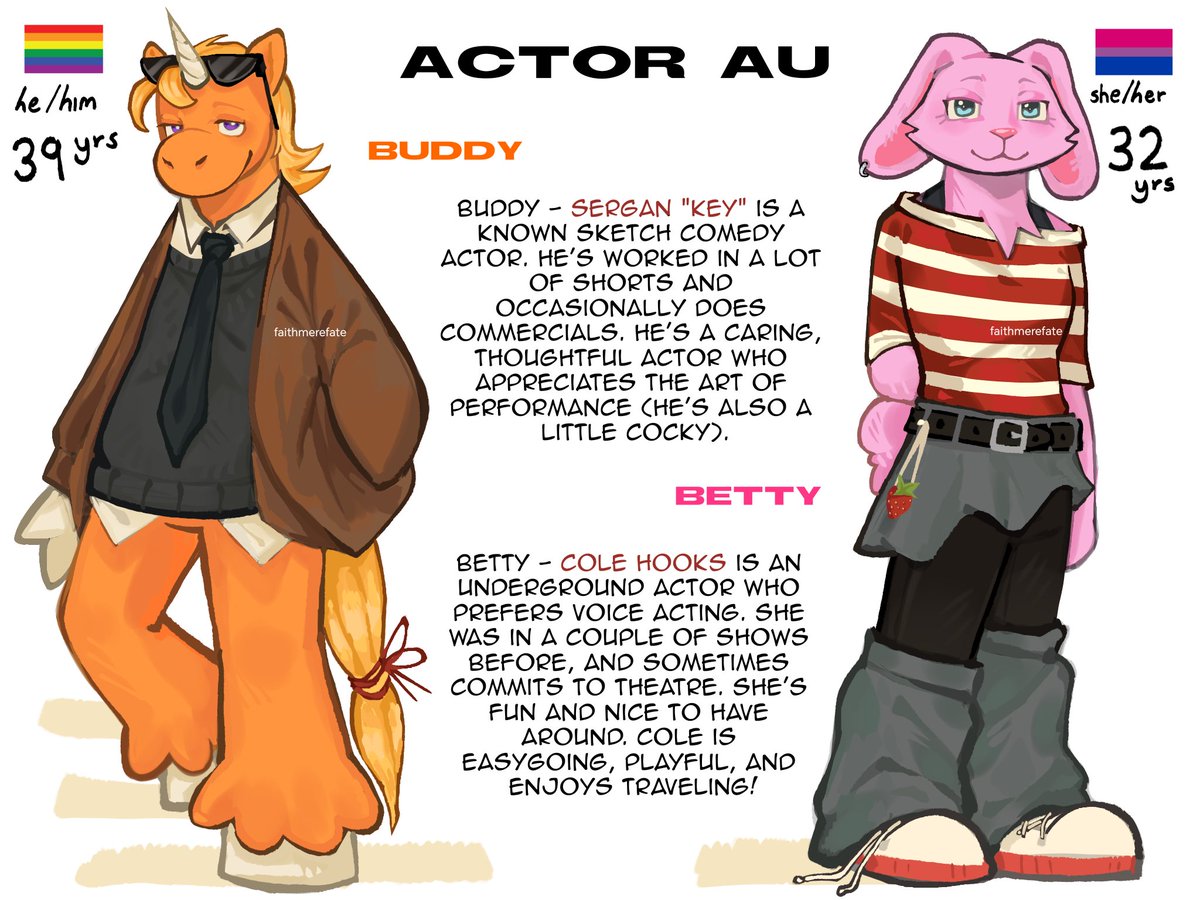 faithmerefate's tweet photo. Buddy and Betty actors!! 🪓
#BuddyActorAU #buddy #bettybunny https://t.co/m29vfSBtHB