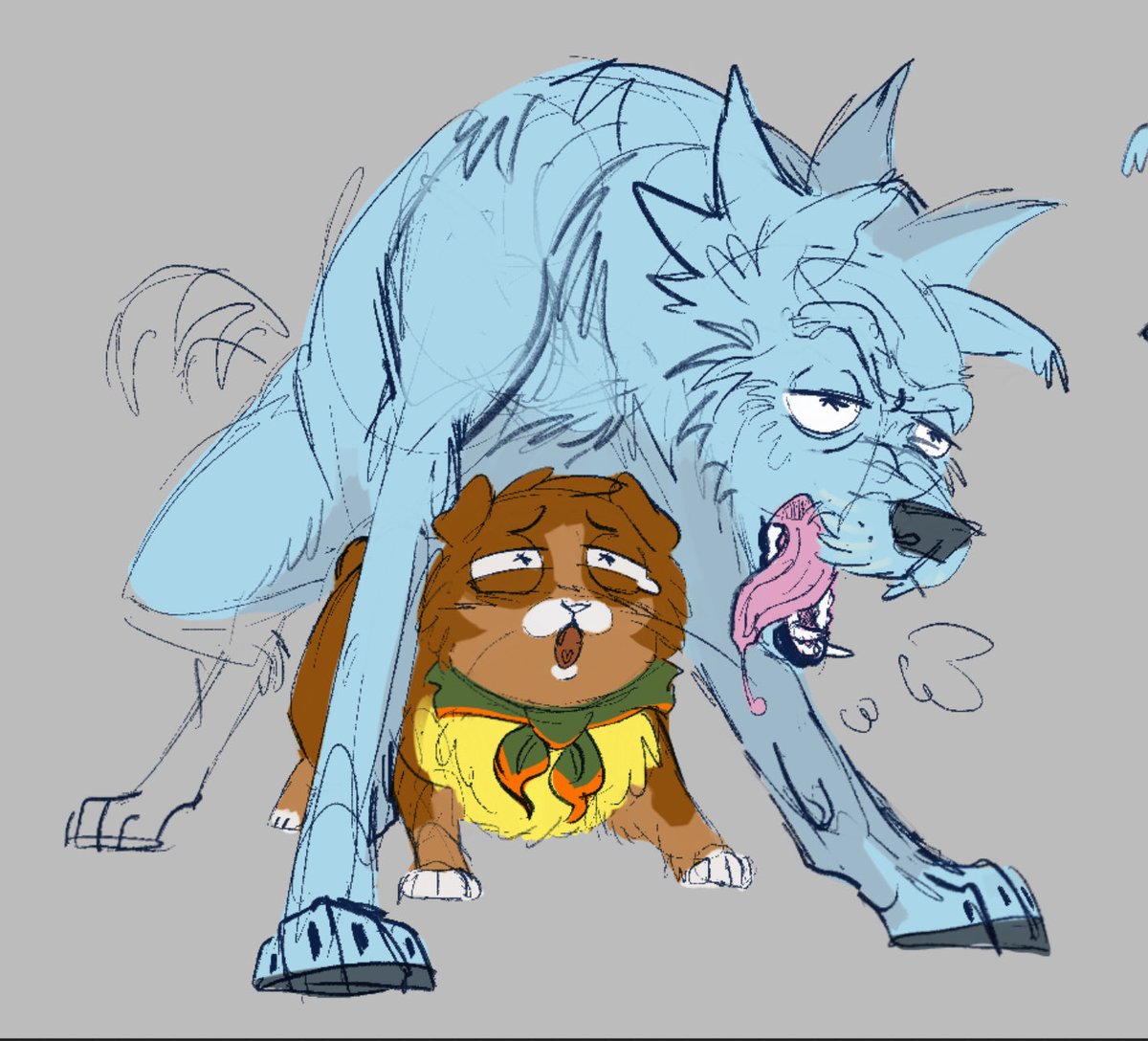 Diabolidog's tweet photo. Finished some of my Dog Rick doodle requests!! They weren't all originally going to be Rick but you guys seemed to love him haha

For @DirtyMfs

#rnm #rickorty #feral #bestiality https://t.co/rBVAN5ZDKk