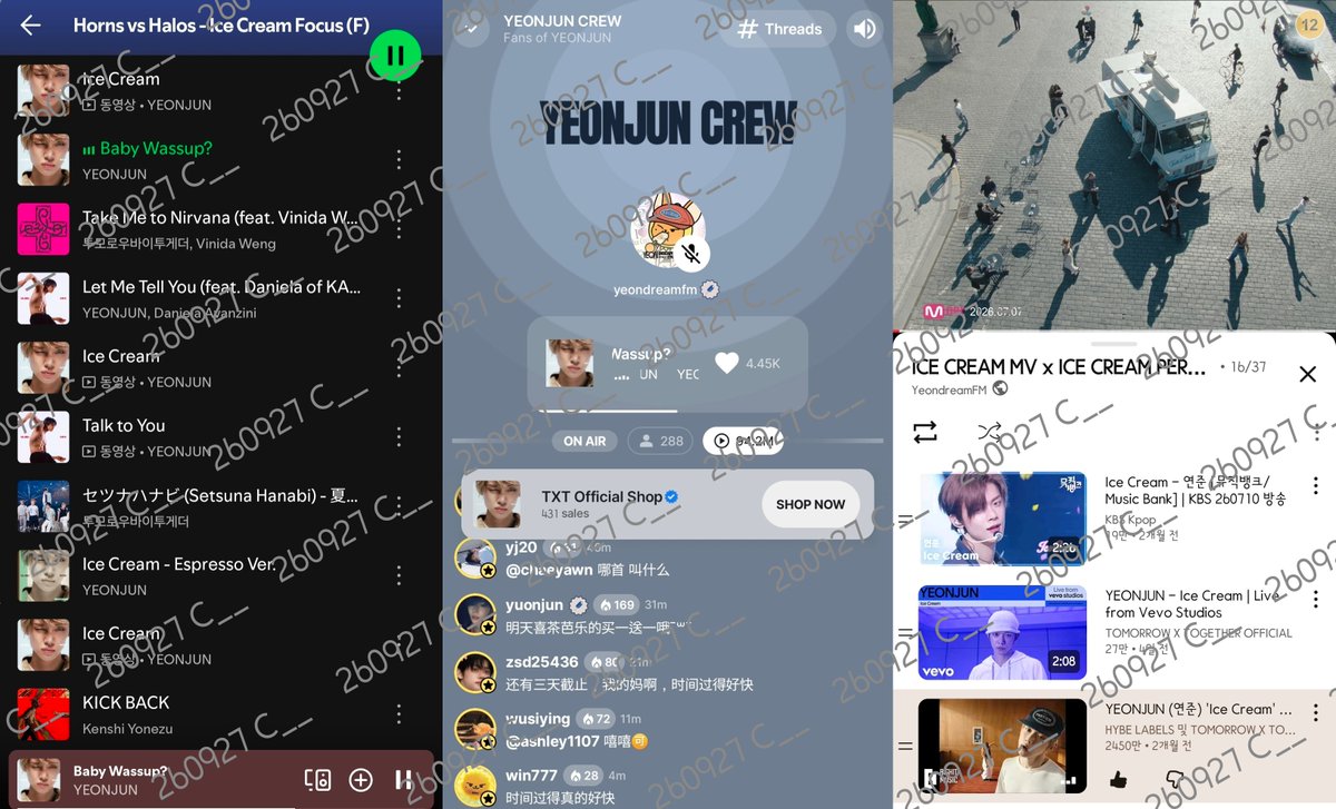 C480255's tweet photo. ๊ณ์ ๐ช๐ช
#TeamAngelbatu
#StreamForYeonjun
#์ฐ์ค #ใจใณใธใฅใณ @TXT_bighit https://t.co/N7mvBiIDNt