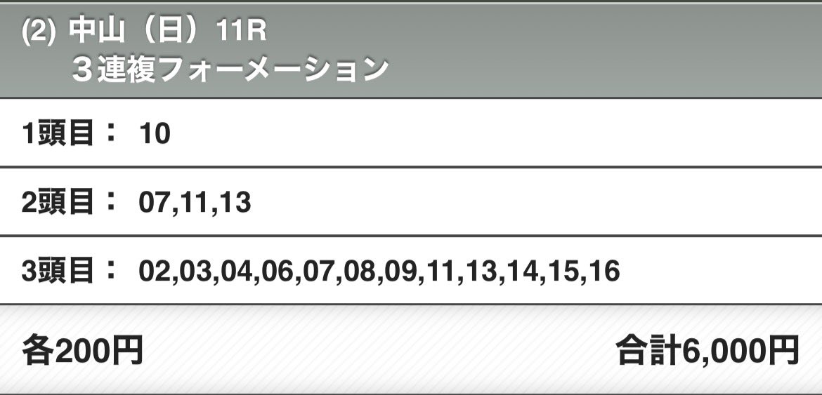 eamnmnppi's tweet photo. オーシャンS組に全てを賭ける https://t.co/nS2qx5JvXw